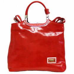 Gilda Tonelli  Italian bag genuine leather 1070 BORSA VIT TEJUS rosso