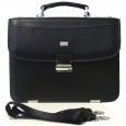 2243 new italian black Briefcase leather TONELLI UOMO